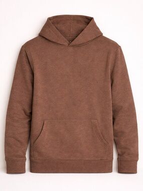 Goodfellow & Co Men’s Every Wear Fleece Hooded Sweatshirt Brown XXL